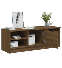 Meuble TV Chêne marron 102x35,5x36,5 cm Bois d'ingénierie