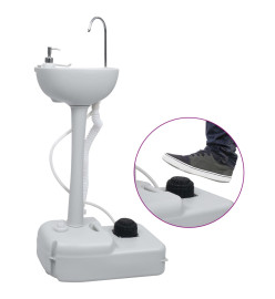 Ensemble de toilette support de lavage des mains réservoir eau