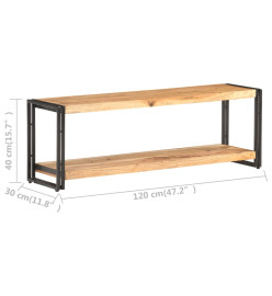 Meuble TV 120x30x40 cm Bois d'acacia massif