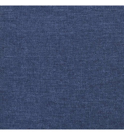 Panneaux muraux 12 pcs Bleu 90x15 cm Tissu 1,62 m²