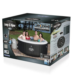 Bestway Lay-Z-Spa Cuve thermale gonflable Miami Air Jet