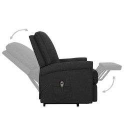 Fauteuil Noir Tissu