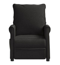 Fauteuil inclinable Noir Tissu