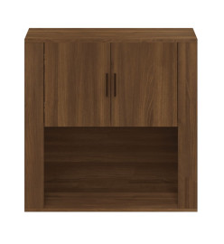 Armoire murale Chêne marron 80x33x80 cm Bois d'ingénierie