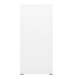 Classeur Blanc 46x62x133 cm Acier