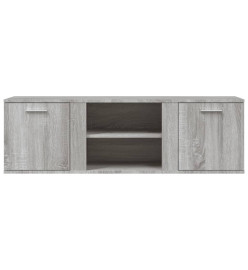 Meuble TV sonoma gris 120x34x37 cm bois d'ingénierie