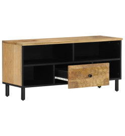 Meuble TV 100x33x46 cm bois massif de manguier