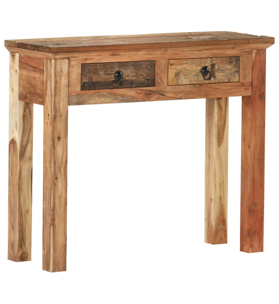 Table console 90,5x30x75 cm Bois d'acacia et de récupération