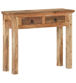 Table console 90,5x30x75 cm Bois d'acacia et de récupération