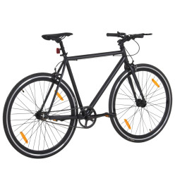 Vélo à pignon fixe noir 700c 55 cm