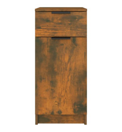 Armoire de bureau Chêne fumé 33,5x50x75 cm Bois d'ingénierie