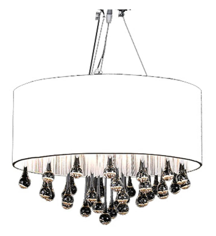 Lustre avec 85 cristaux Blanc