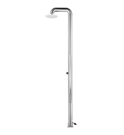 Douche de jardin 225 cm Acier inoxydable