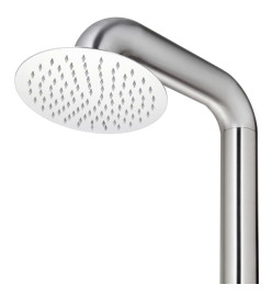 Douche de jardin 225 cm Acier inoxydable