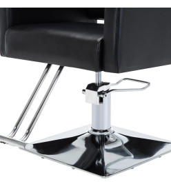 Chaise de coiffeur Similicuir Noir