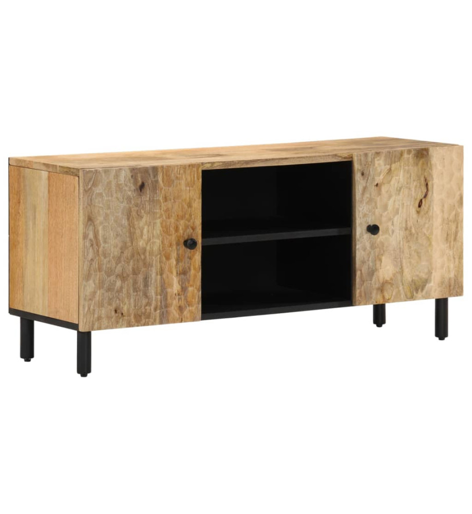 Meuble TV 105x33x46 cm Bois massif de manguier