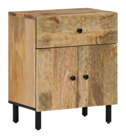 Table de chevet 50x33x60 cm bois de manguier massif