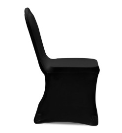 Housses élastiques de chaise Noir 30 pcs