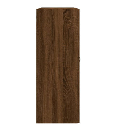 Armoires murales 2 pcs chêne marron bois d'ingénierie