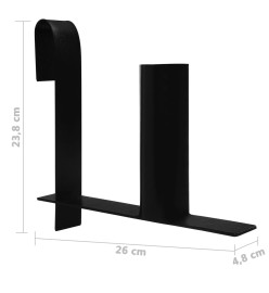 Distributeurs de bandes de clôture d'intimité 3 pcs Acier