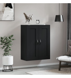 Armoire murale noir 69,5x34x90 cm bois d'ingénierie