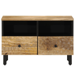 Meuble TV 70x33x46 cm Bois massif de manguier