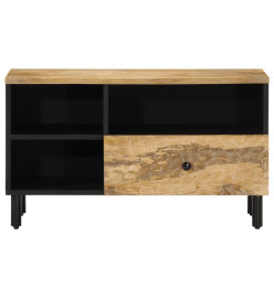 Meuble TV 80x33x46 cm bois massif de manguier