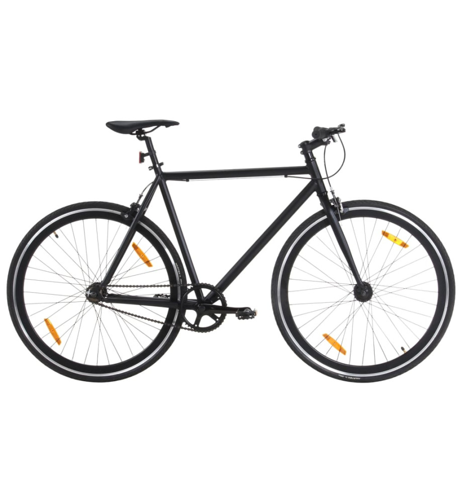 Vélo à pignon fixe noir 700c 51 cm