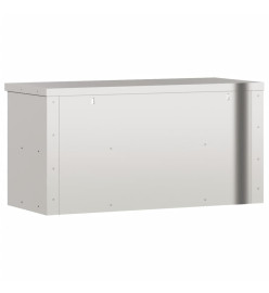 Armoire murale de cuisine avec étagère acier inoxydable