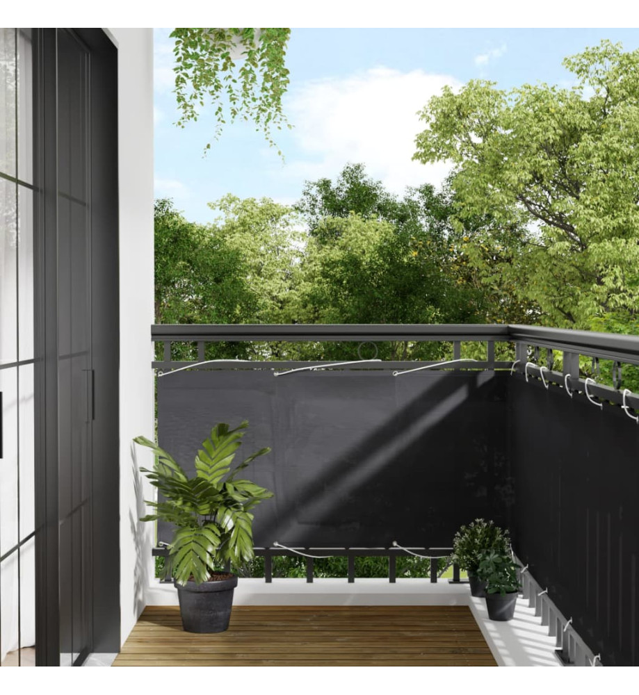 Écran de balcon anthracite 75x800 cm 100% polyester oxford Écran de balcon anthracite 75x800 cm 100% polyester oxford