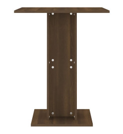 Table de bistro Chêne marron 60x60x75 cm Bois d'ingénierie