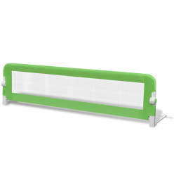 Barrière de lit de sécurité pour tout-petits 2pcs Vert 150x42cm