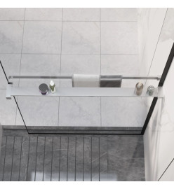 Étagère de douche paroi de douche à l'italienne Chromé 90 cm