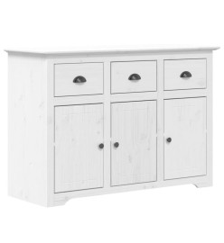 Buffet BODO blanc 115x43x79,5 cm bois massif de pin