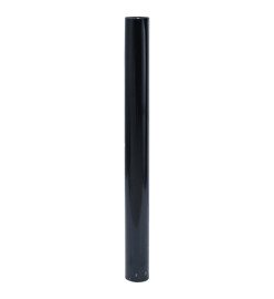 Films pour fenêtre 3 pcs statique dépoli noir PVC