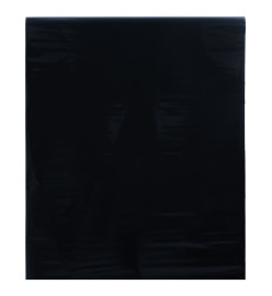 Films pour fenêtre 5 pcs statique dépoli noir PVC