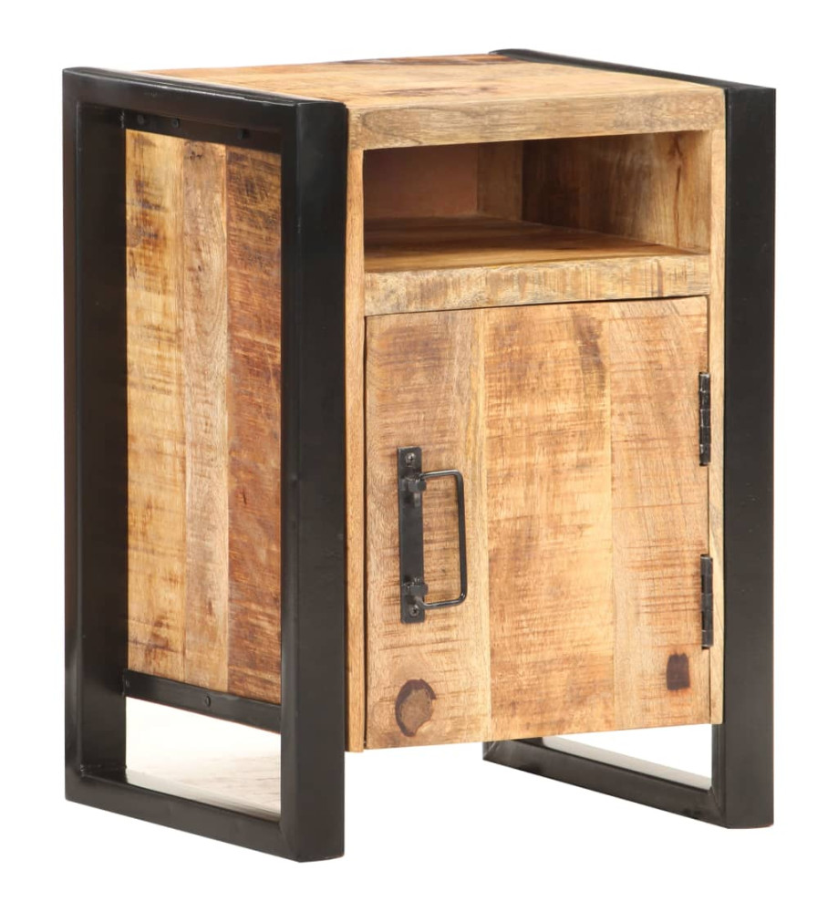 Table de chevet 40x35x55 cm Bois de manguier solide