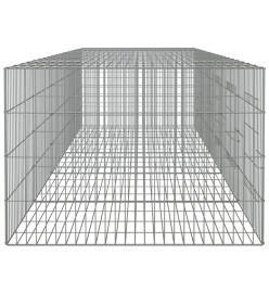 Cage à lapin 5 panneaux 273x79x54 cm Fer galvanisé