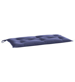 Coussins de banc de jardin lot de 2 bleu marine tissu oxford