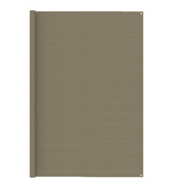 Tapis de tente 250x500 cm Taupe