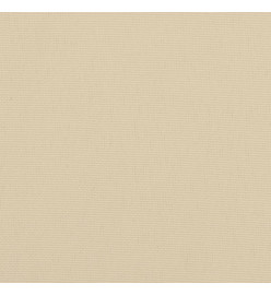 Coussins de chaise à dossier bas lot de 2 beige tissu oxford