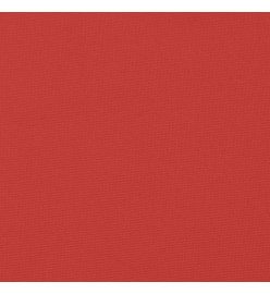 Coussins de chaise à dossier bas lot de 4 rouge tissu oxford