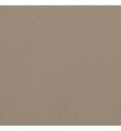 Coussins de chaise à dossier haut lot de 4 taupe tissu oxford