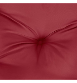 Coussins de chaise à dossier haut lot de 6 rouge bordeaux