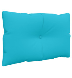 Coussins de palette 2 pcs turquoise tissu Oxford