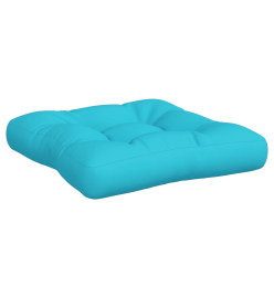 Coussins de palette 2 pcs turquoise tissu Oxford