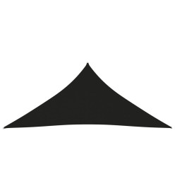 Voile de parasol Tissu Oxford triangulaire 5x7x7 m Noir