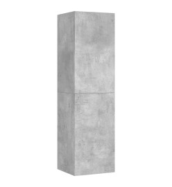 Ensemble de meubles TV 4 pcs Gris béton Aggloméré