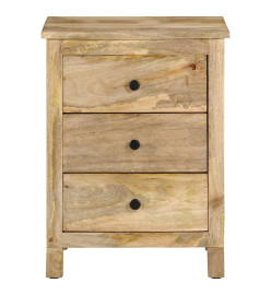 Table de chevet 45x35x60 cm Bois de manguier solide