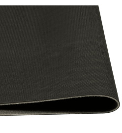 Tapis de cuisine lavable imprimé Morning noir 45x150 cm velours